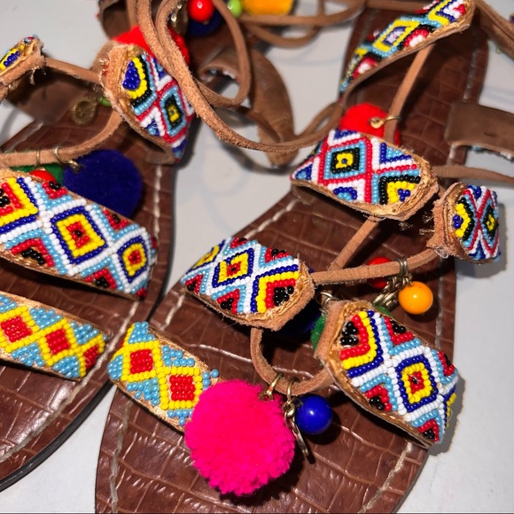 Colorful puff strappy sandal - Picture 5 of 9